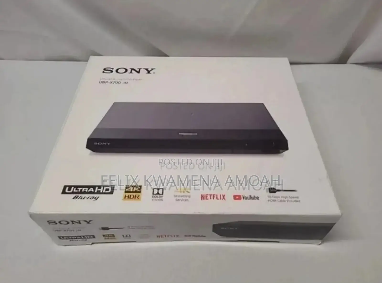 Sony Ultra Hd Blu-Ray Player,Spotify, Wifi, Usb