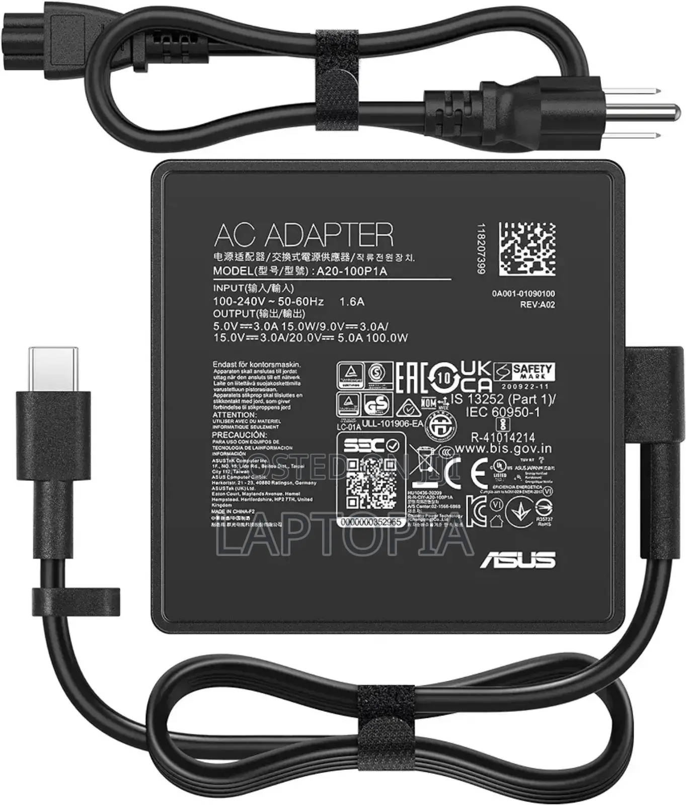 Original Asus Rog 100W Type C Laptop Charger