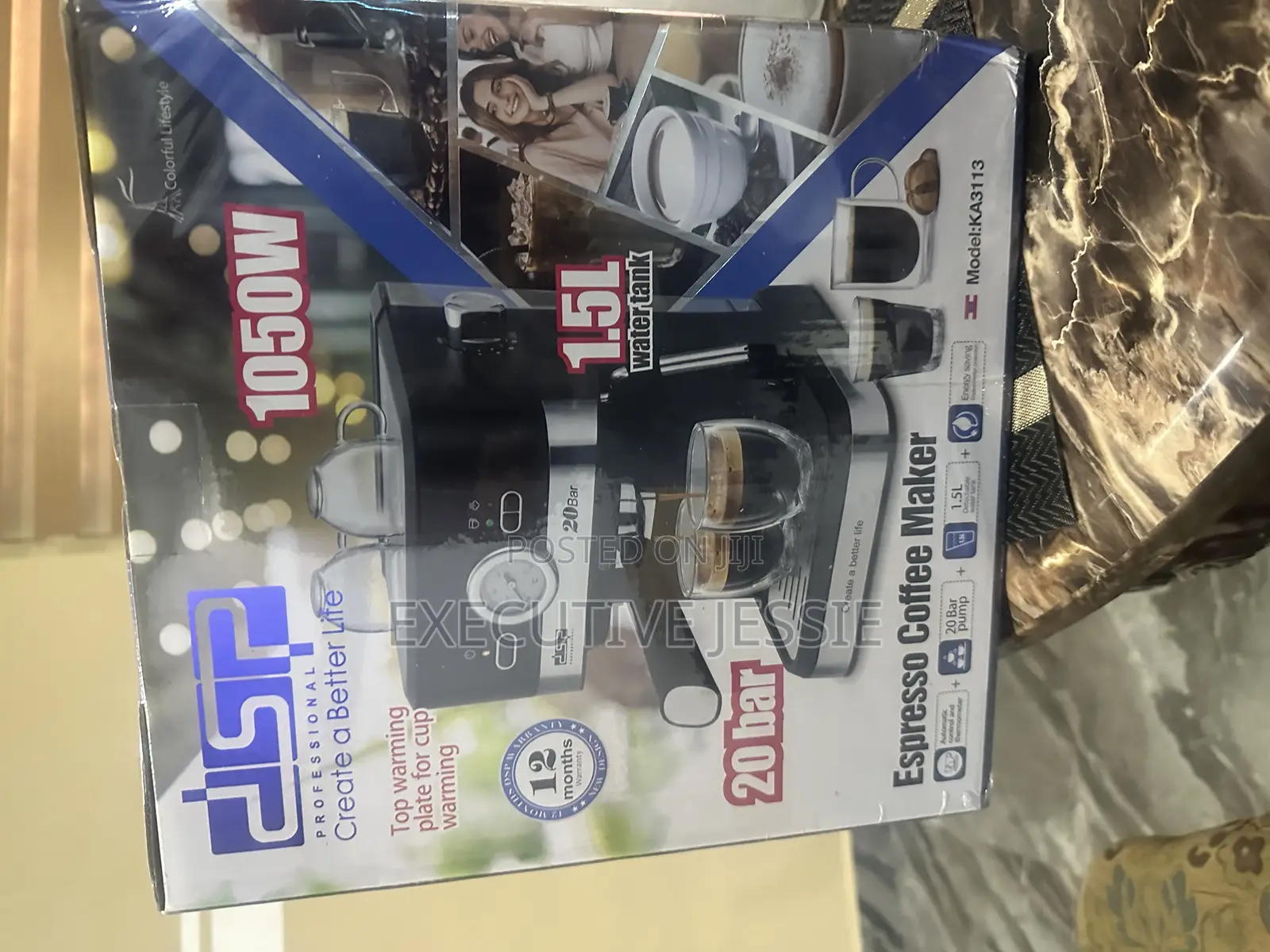 DSP Coffee Maker. 20 Bars
