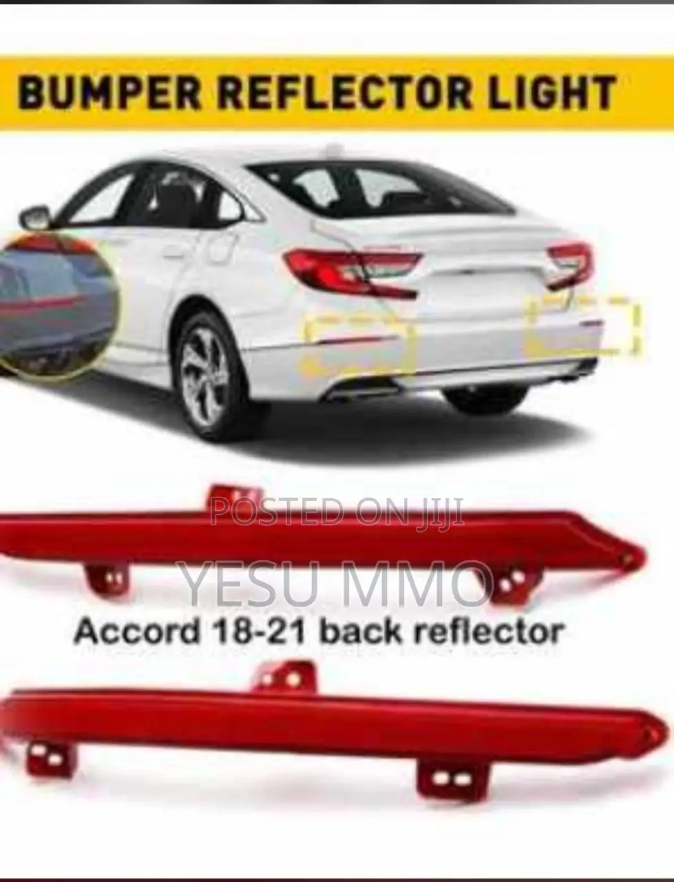 Honda Accord 18-21 Back Bumper Reflector