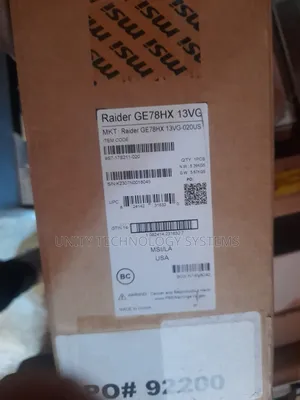 New Laptop MSI GT80 Titan 32GB Intel Core i9 SSD 2T