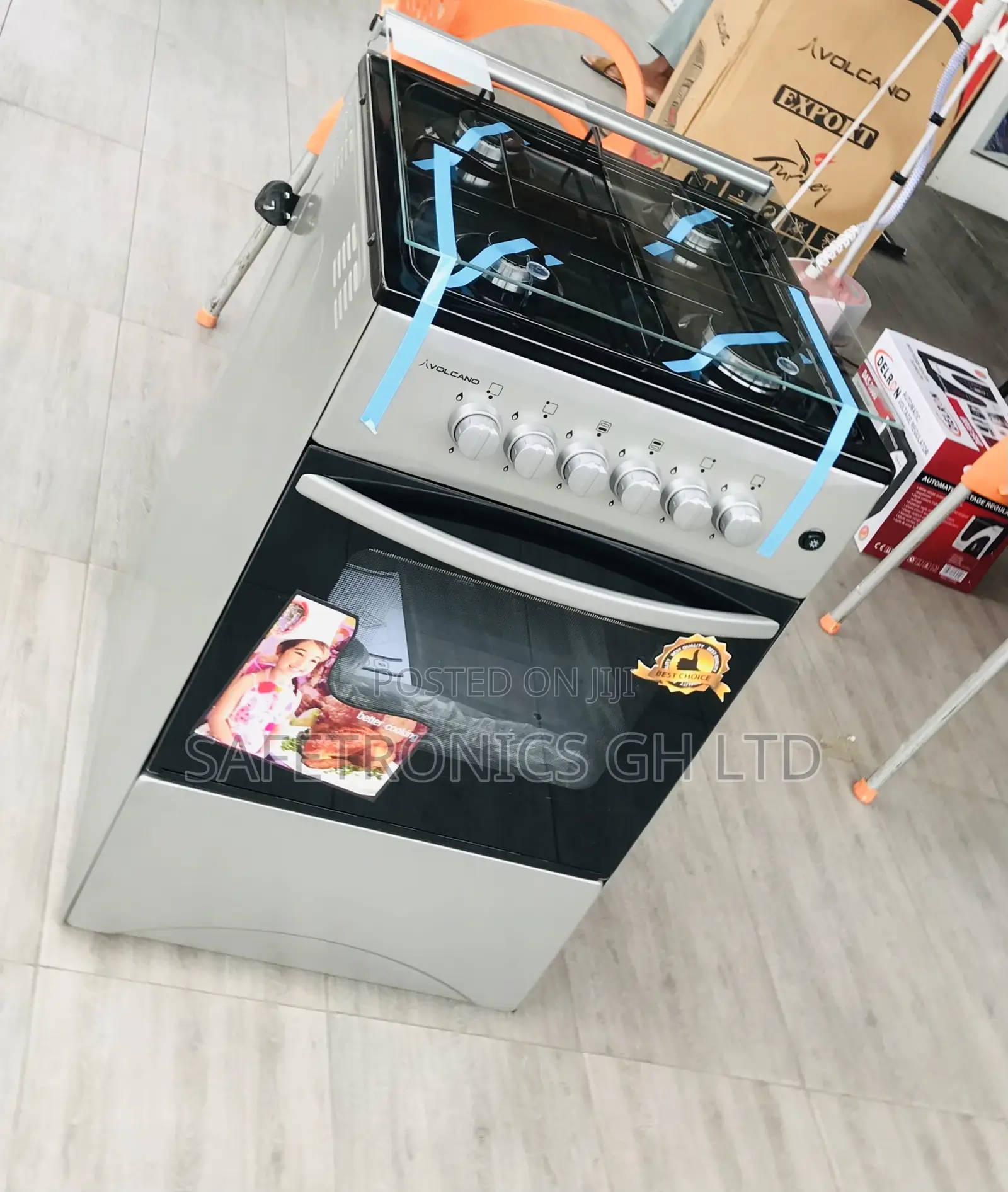 50by50 Oven/Grill 4 Gas Volcano Original (Gray) 