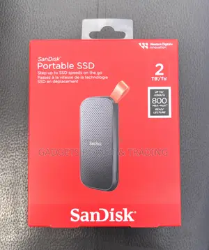 2 Terabytes Sandisk Portable SSD 2tb / to - 800mb/S