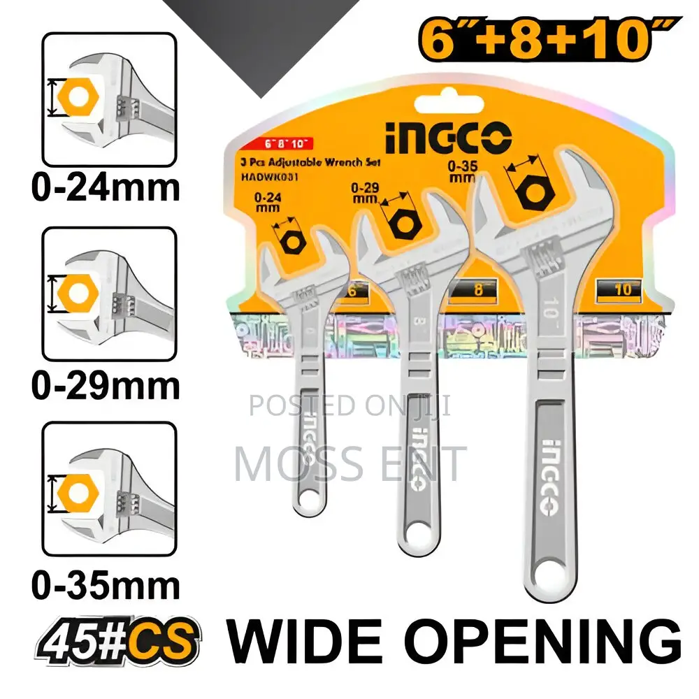 Adjustable Wrench Set - Hadwk031