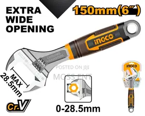 Adjustable Wrench 6" Rubber Handle - Hadw131068