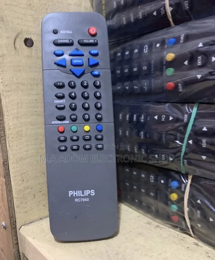 Durable and Affordable Philips RC7940 TV Remote Control.