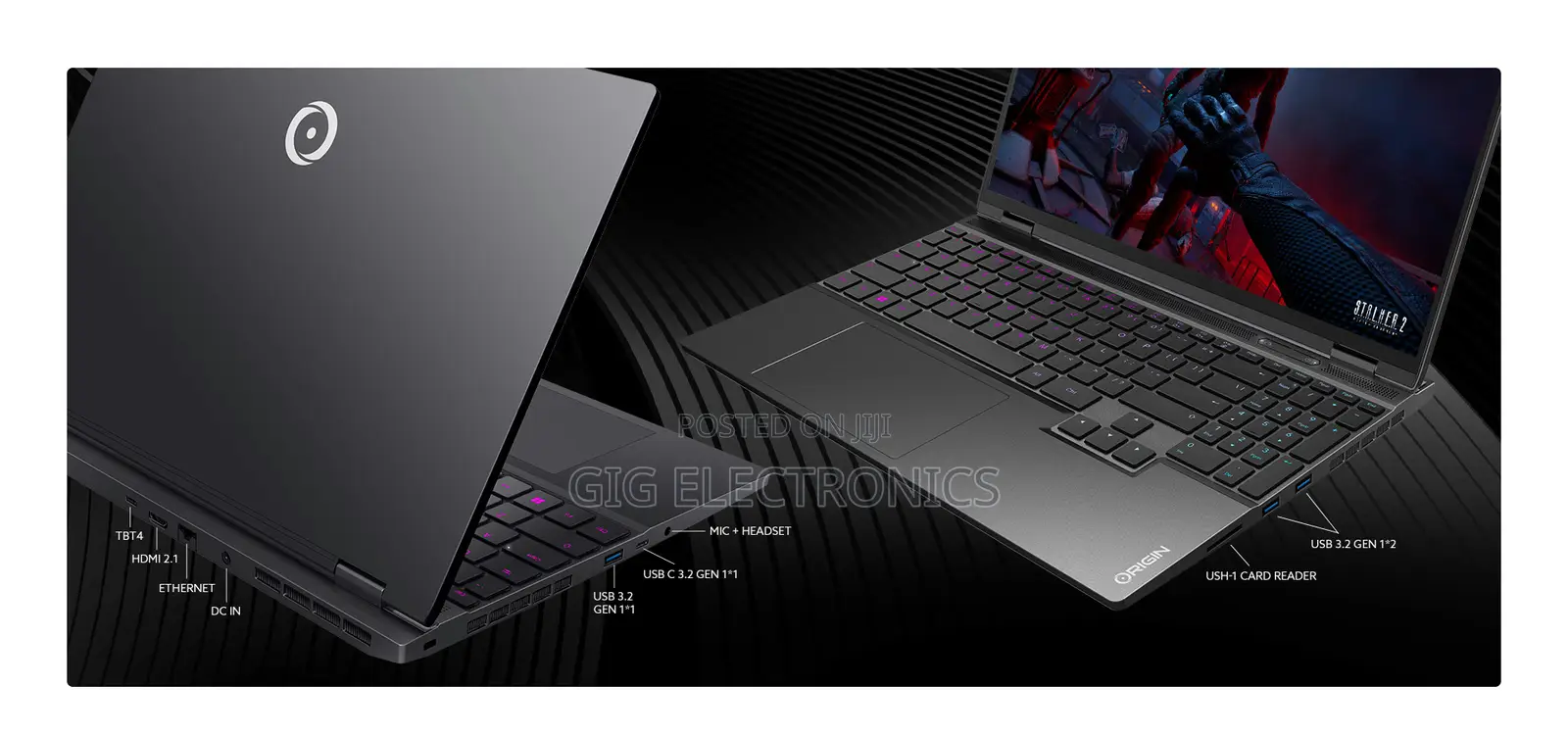 New Laptop Origin PC Eon15-X 16GB Intel Core I9 SSD 1T