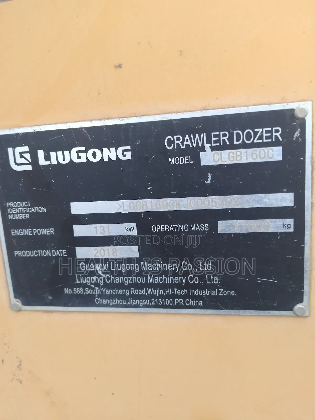 Liungong Bulldozer in Good Condition for Sale