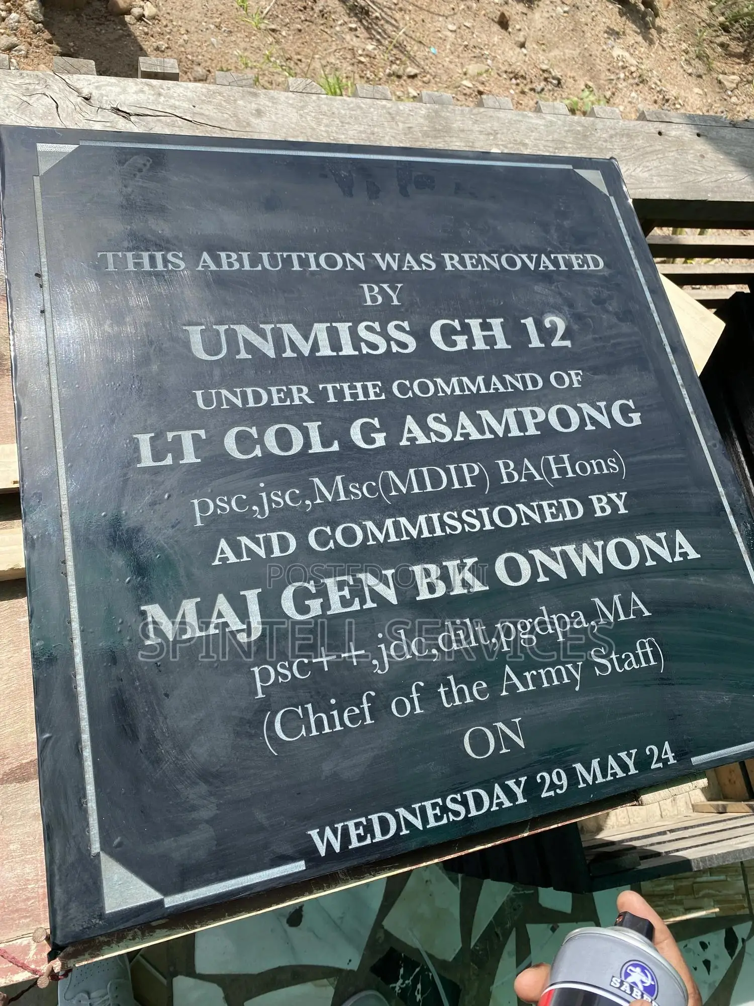 Memorial , Ceremony Building Grave Plaque