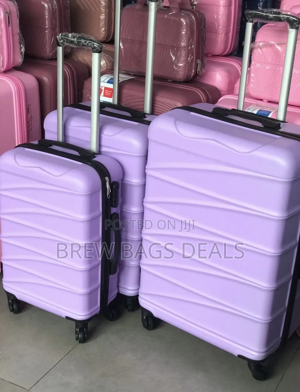 Original Ak 3set Light Weight Suitcase for Traveling