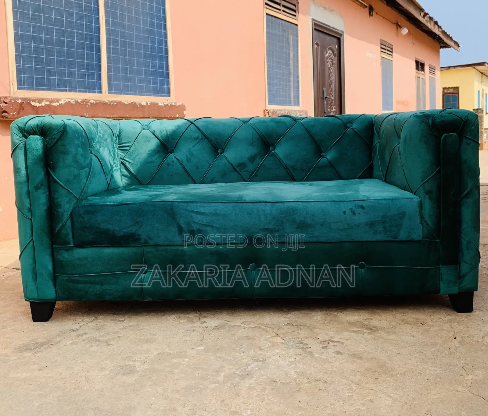 2in1 Couch Green