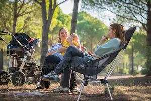 Nice C Ultralight High Back Folding Camping Chair, 2 Pieces