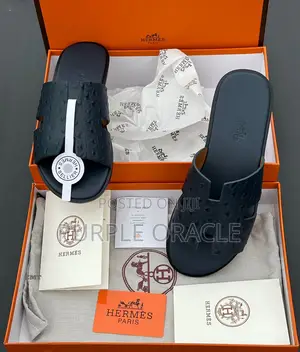 Executive Class Slippers for Gentlemen by Hermes.