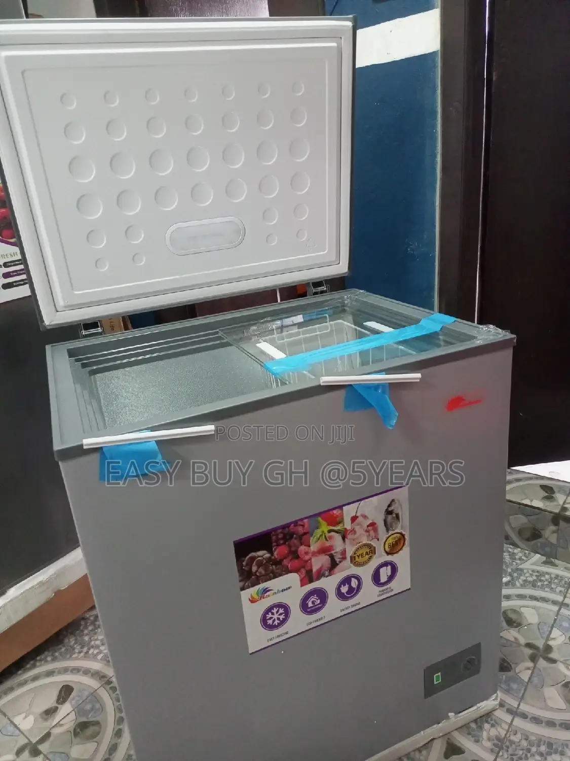 Powerful Compressor Fast Freezer Pearl Chest Freezer