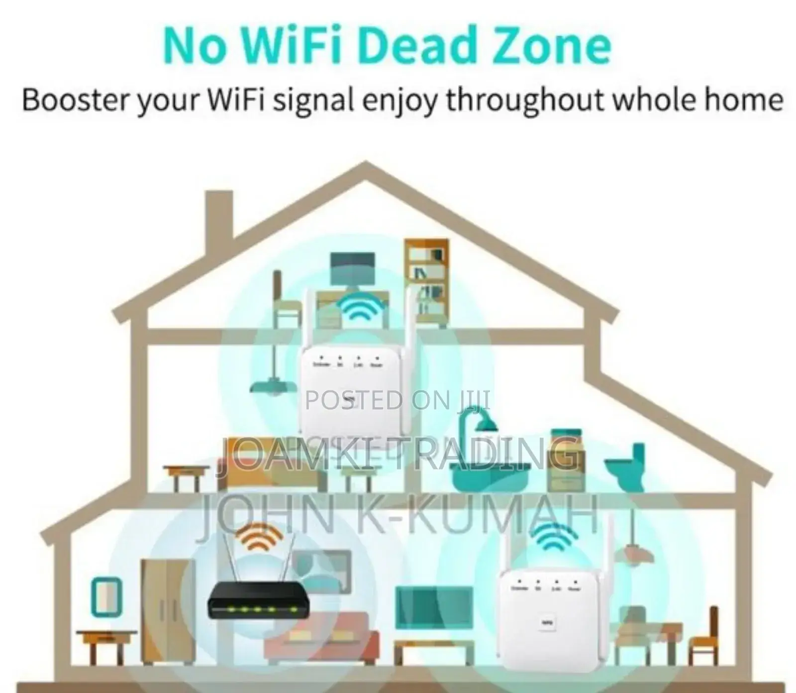 1200mbps Wifi Repeater 2.4g 5ghz Wifi Signal Amplifier Extnd