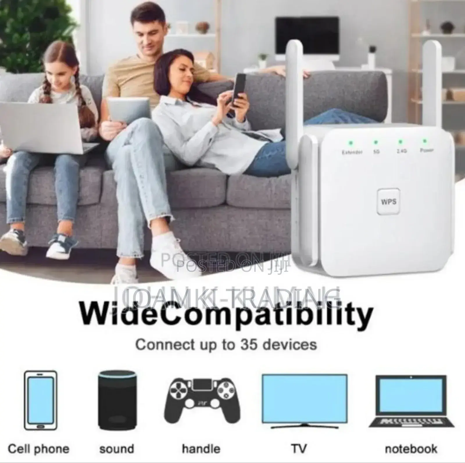 1200mbps Wifi Repeater 2.4g 5ghz Wifi Signal Amplifier Extnd