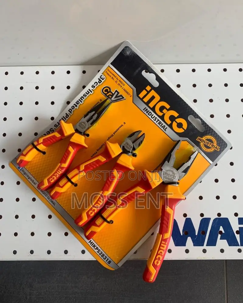3 PCS Insulated Pliers Set - Hikps28318
