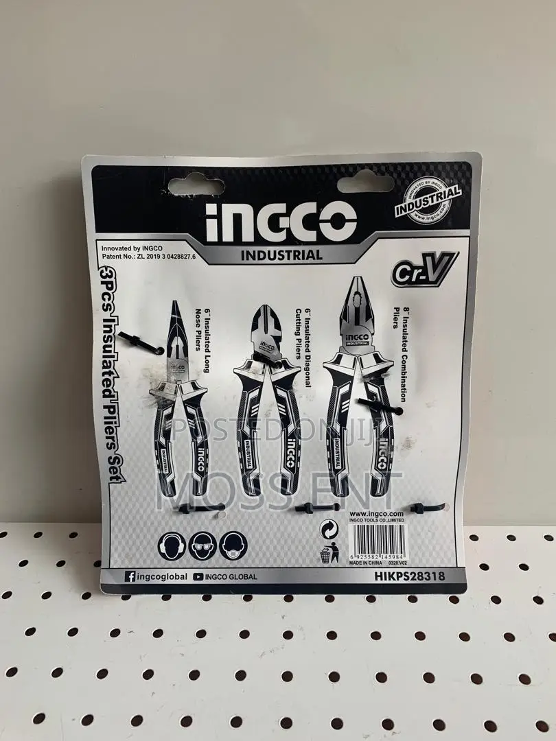 3 PCS Insulated Pliers Set - Hikps28318