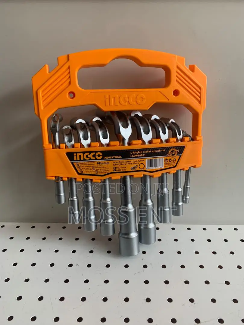 L-Angled Socket Wrench Set - Laswt0901