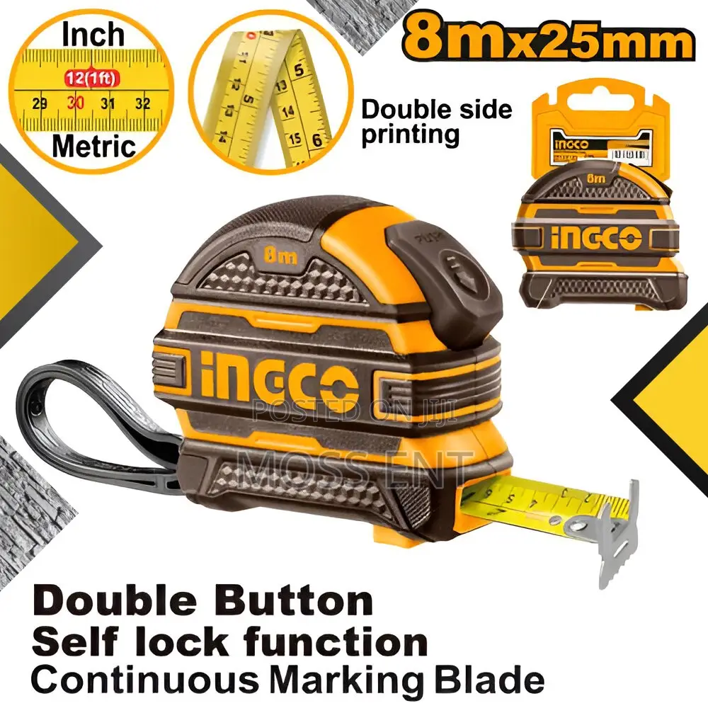 Steel Measuring Tape 8m - Hsmt08825