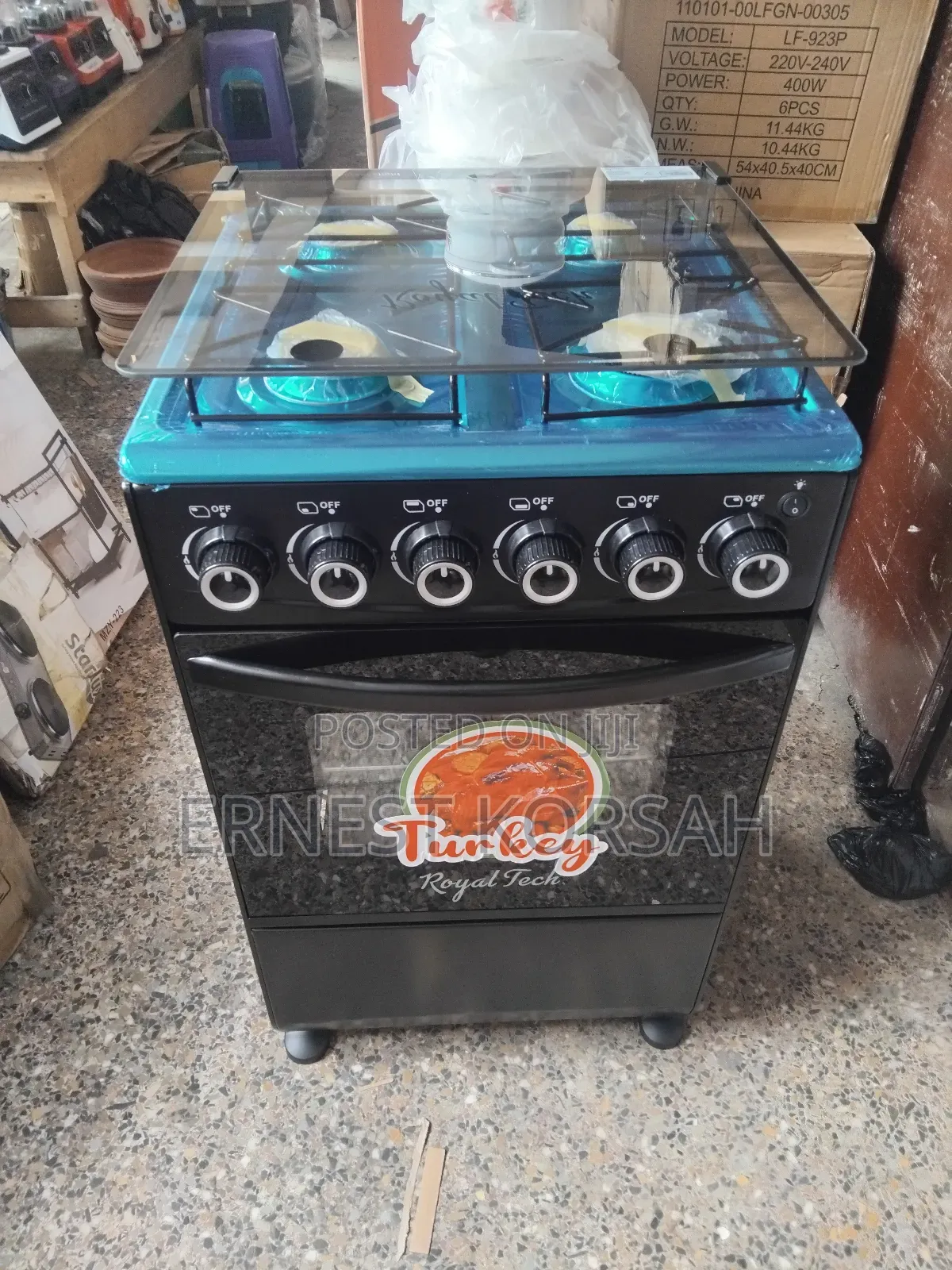 4 Burner Gas Stove With Oven Royal Tech