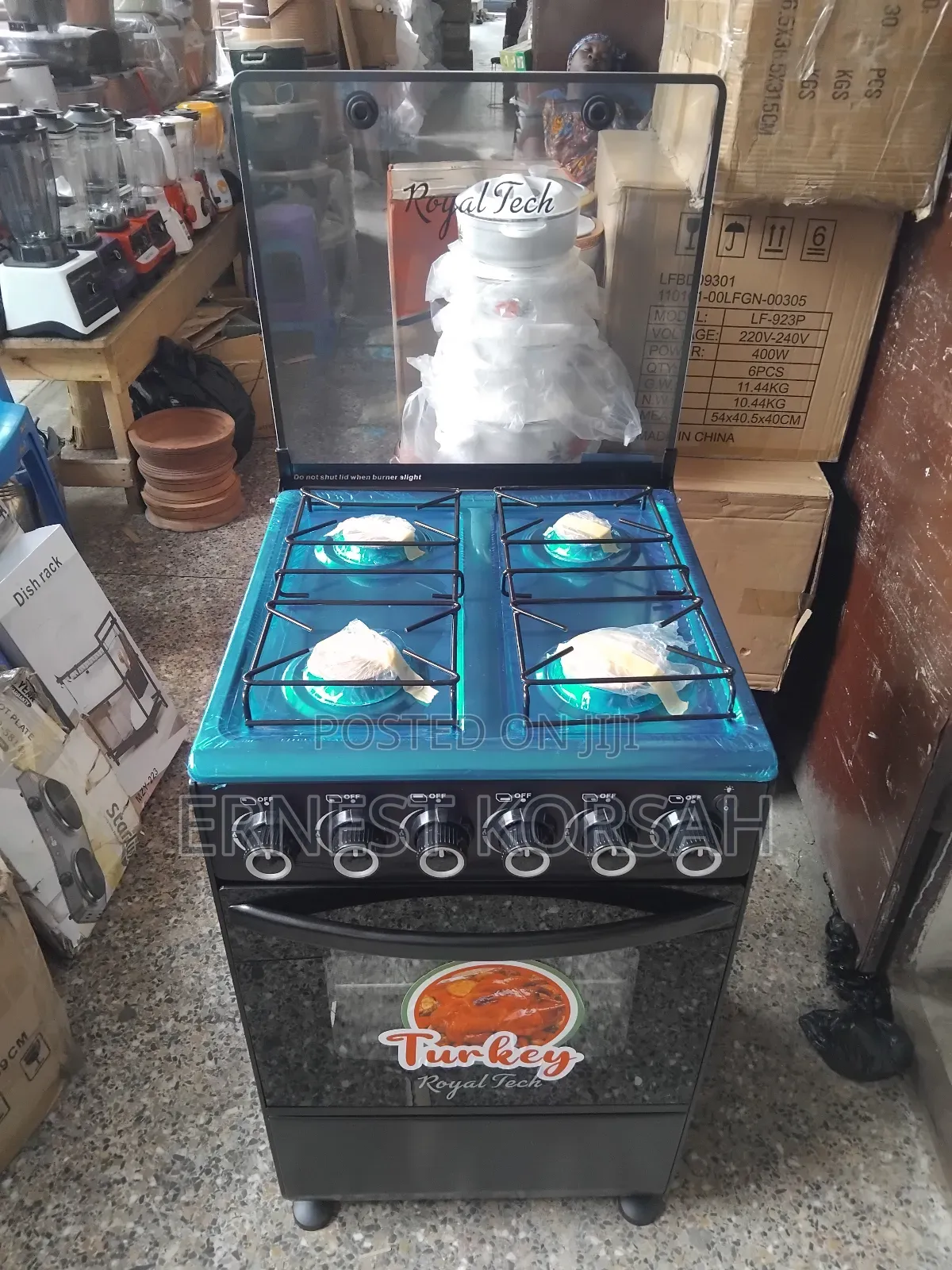4 Burner Gas Stove With Oven Royal Tech