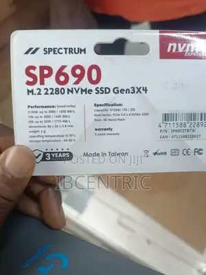 Spectrum 2tb Sp90 Nvme SSD