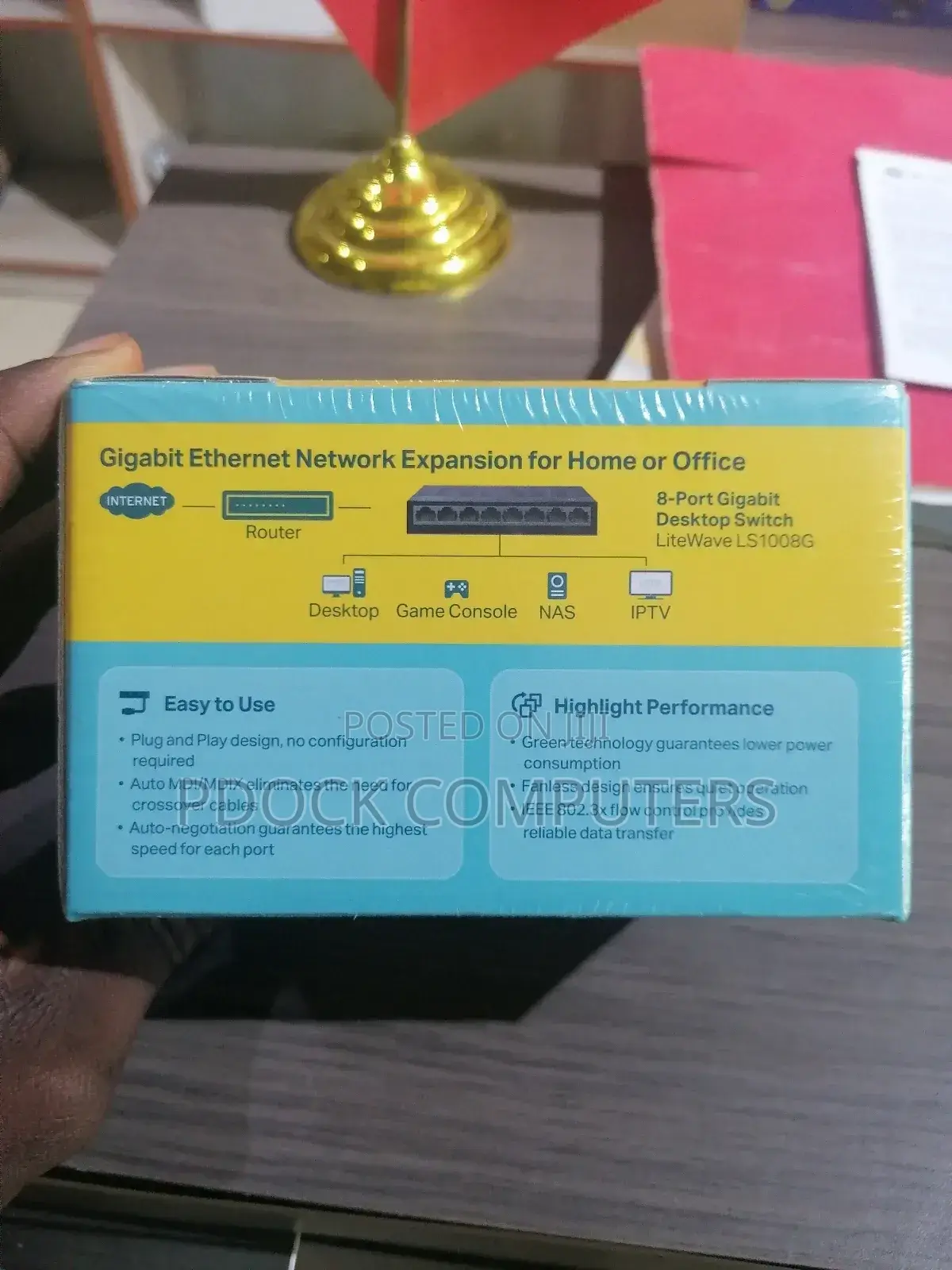 Tp-Link 8port Gigabit Desktop Switch (Ls1008g)
