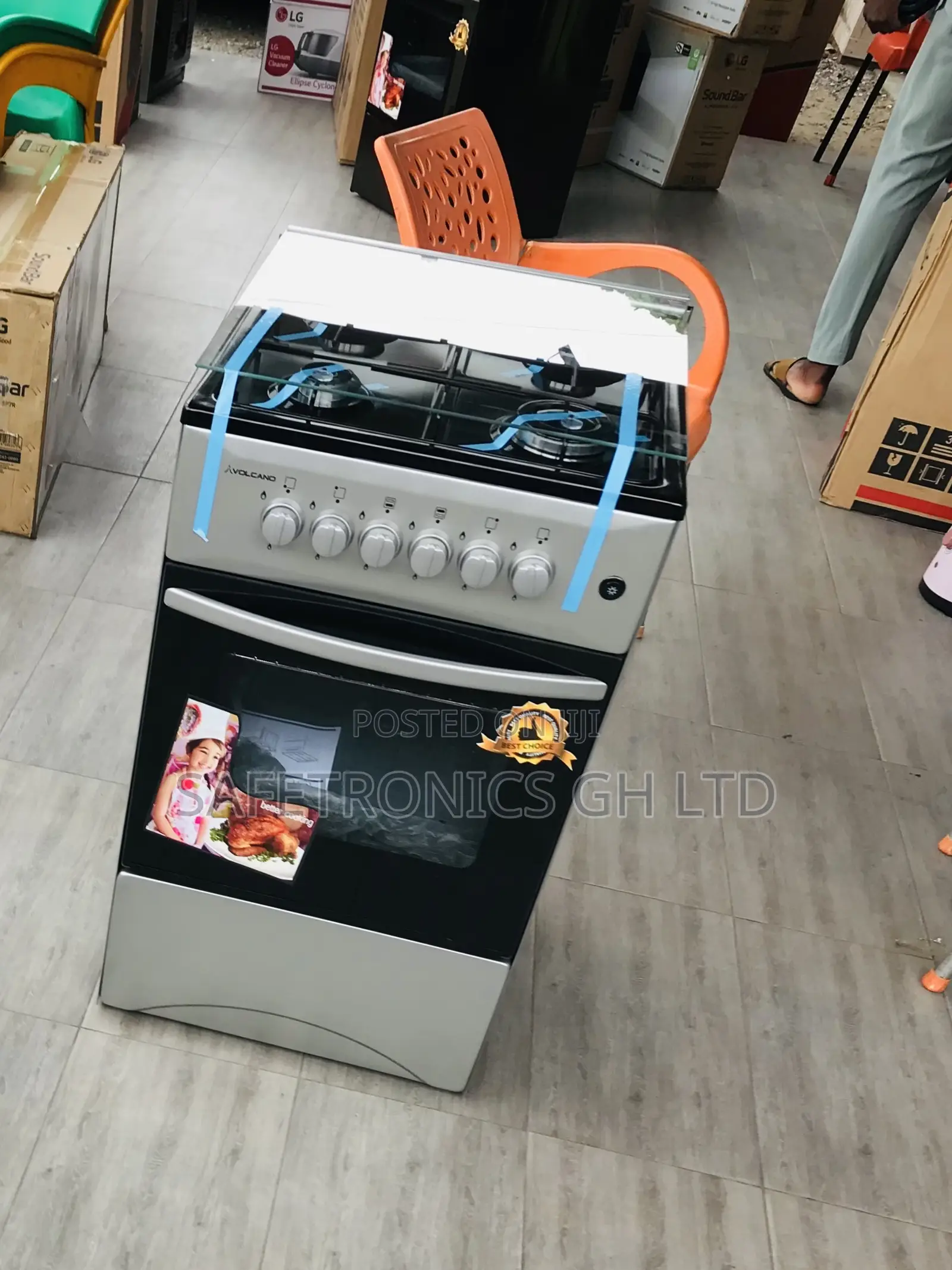 50by50 4 Gas Brand New Volcano Oven/Grill 