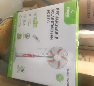 High Quality IWIN 18'' Rechargeable Solar Stand Fan