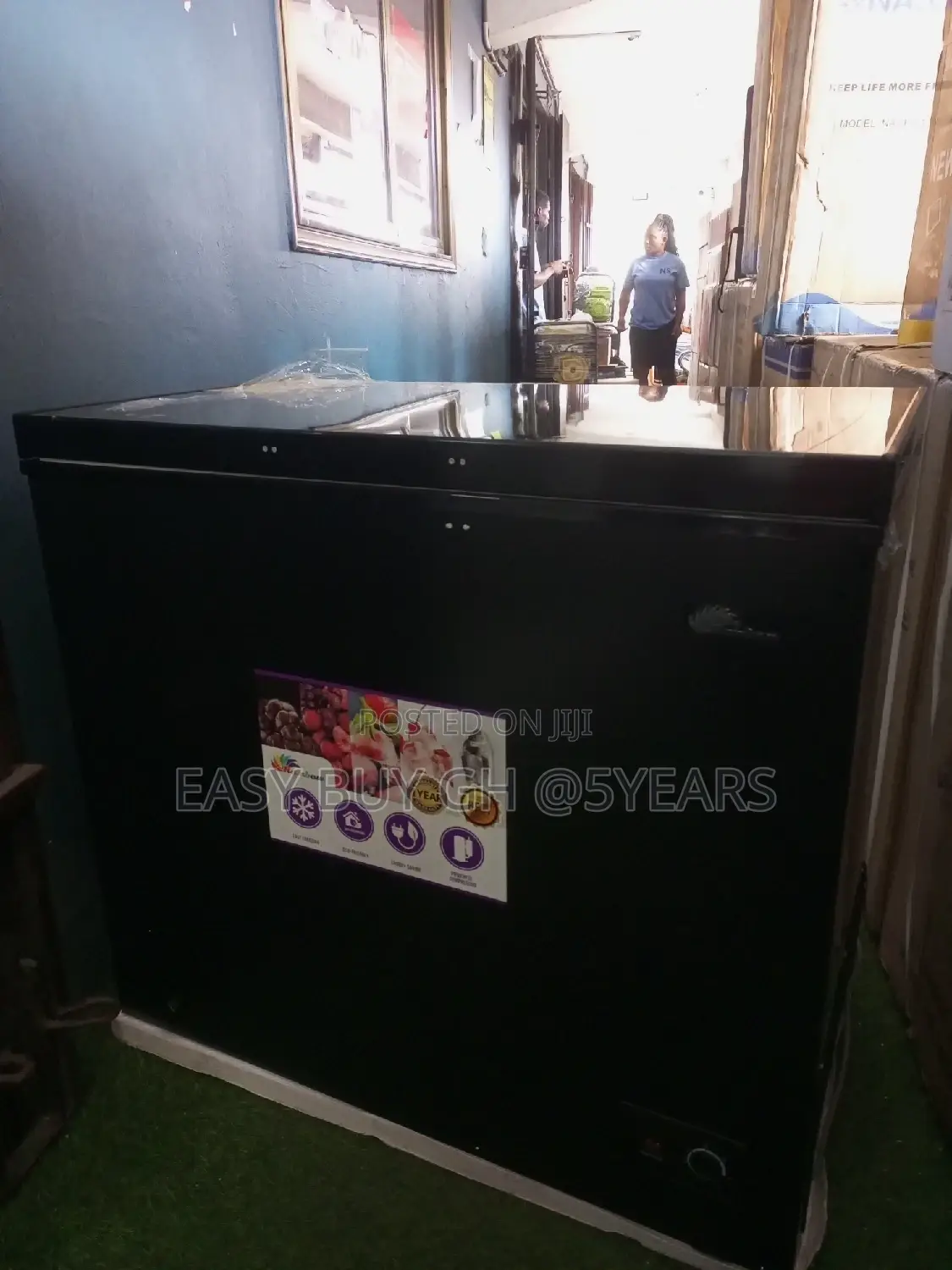 Eco Friendly Rainbow Chest Freezer With a Year Warranty