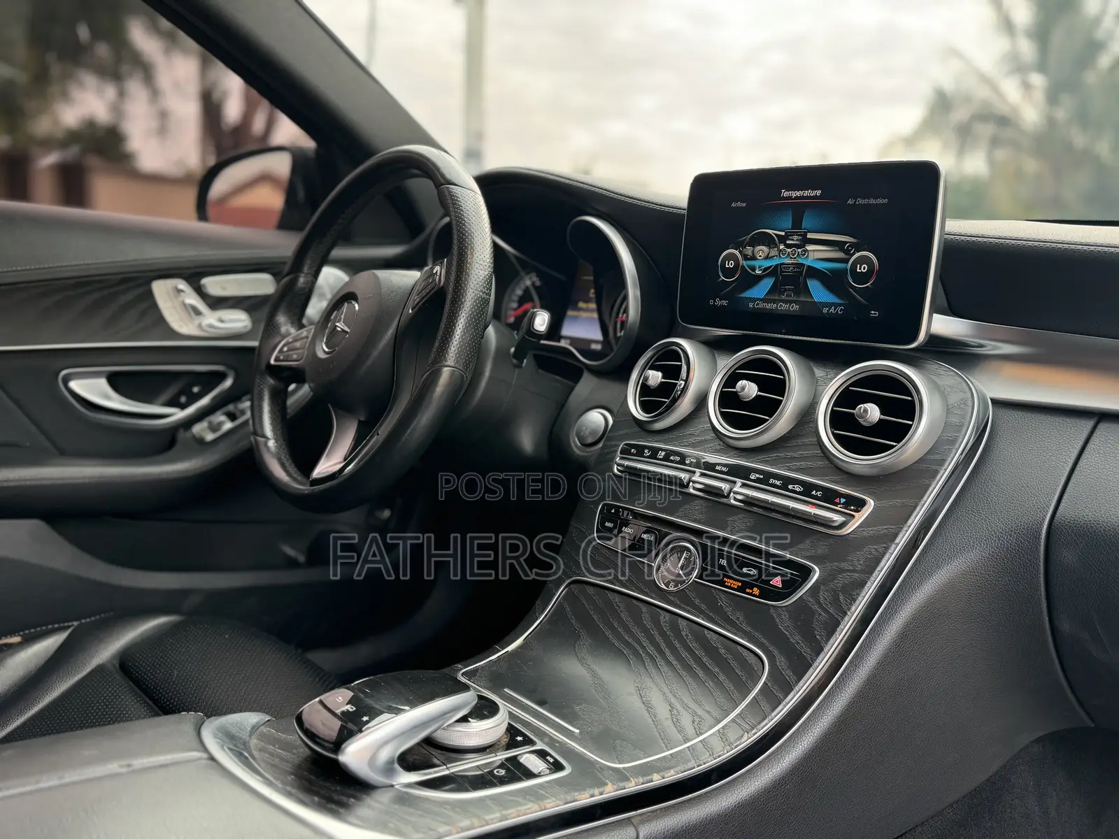 Mercedes-Benz C300 Luxury 4Matic Sedan AWD (2.0L 4cyl 7A) 2016 Black