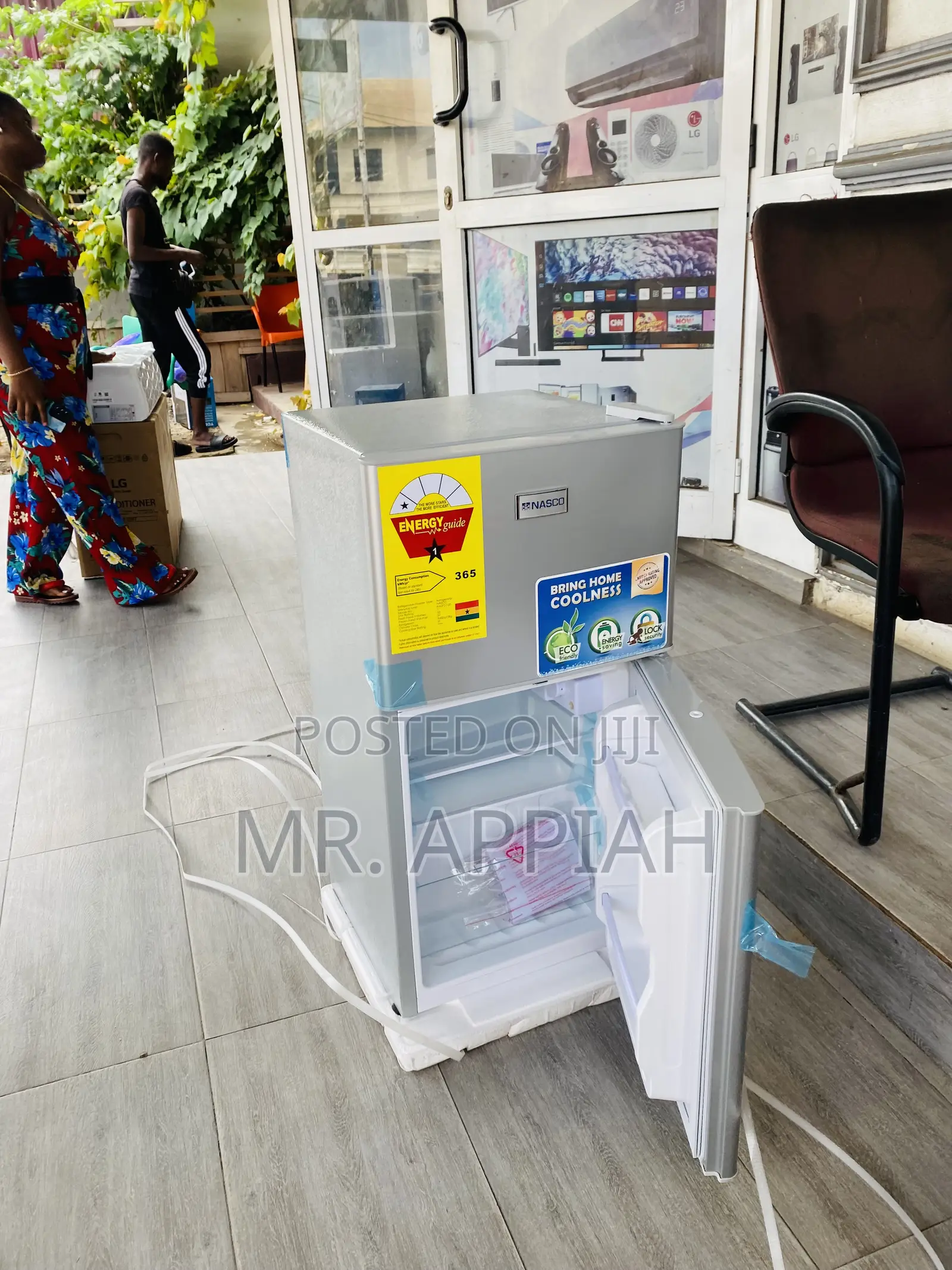 Nasco Nasf2-120 90ltr 2 Door Table Top Electric Fridge