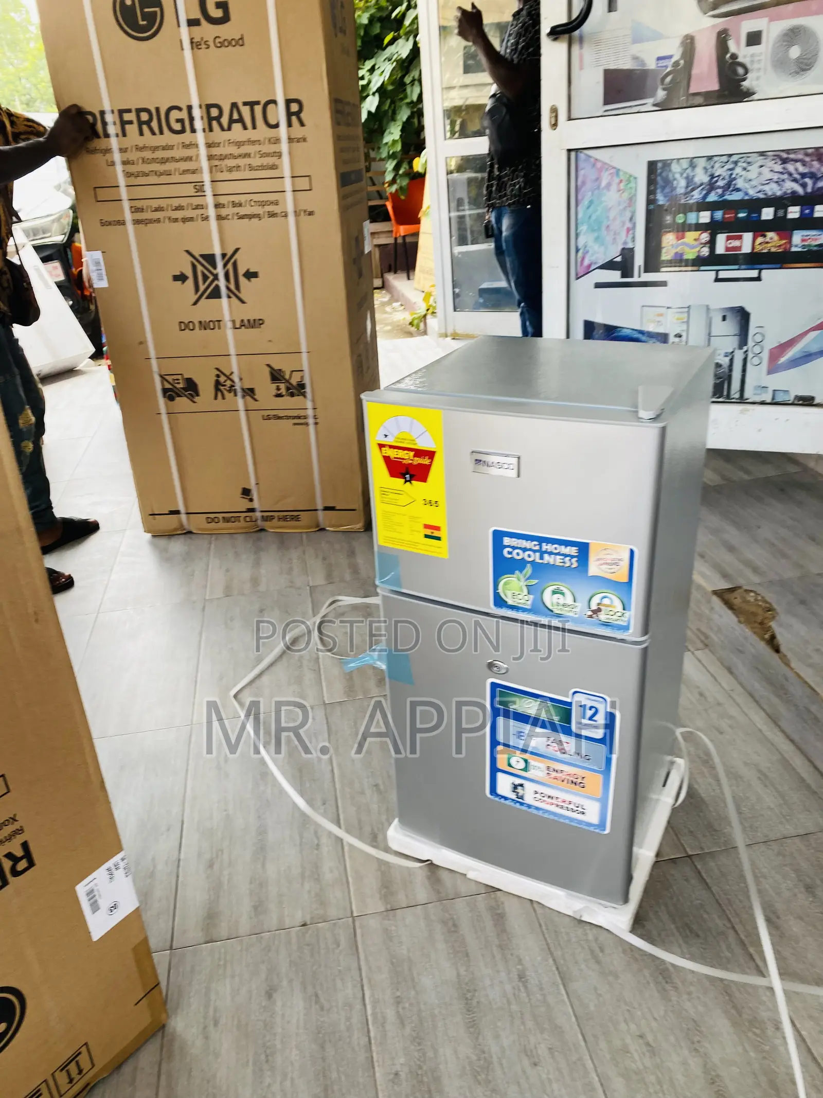 Durable Nasco Table Top Refrigerator(Nasf2-120)Gray.