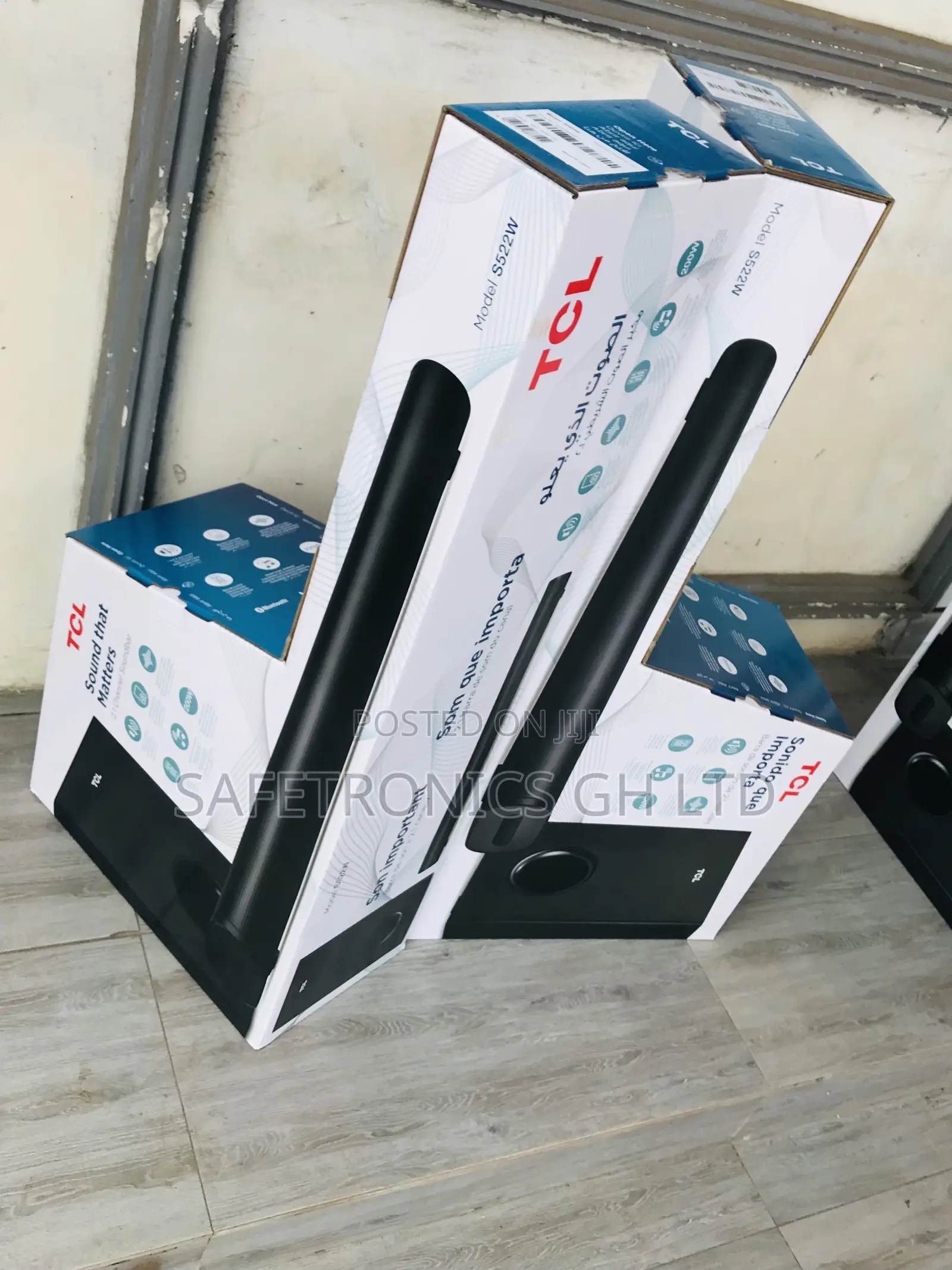 Lastest S522W Black Wireless TCL Bluetooth Soundbar 