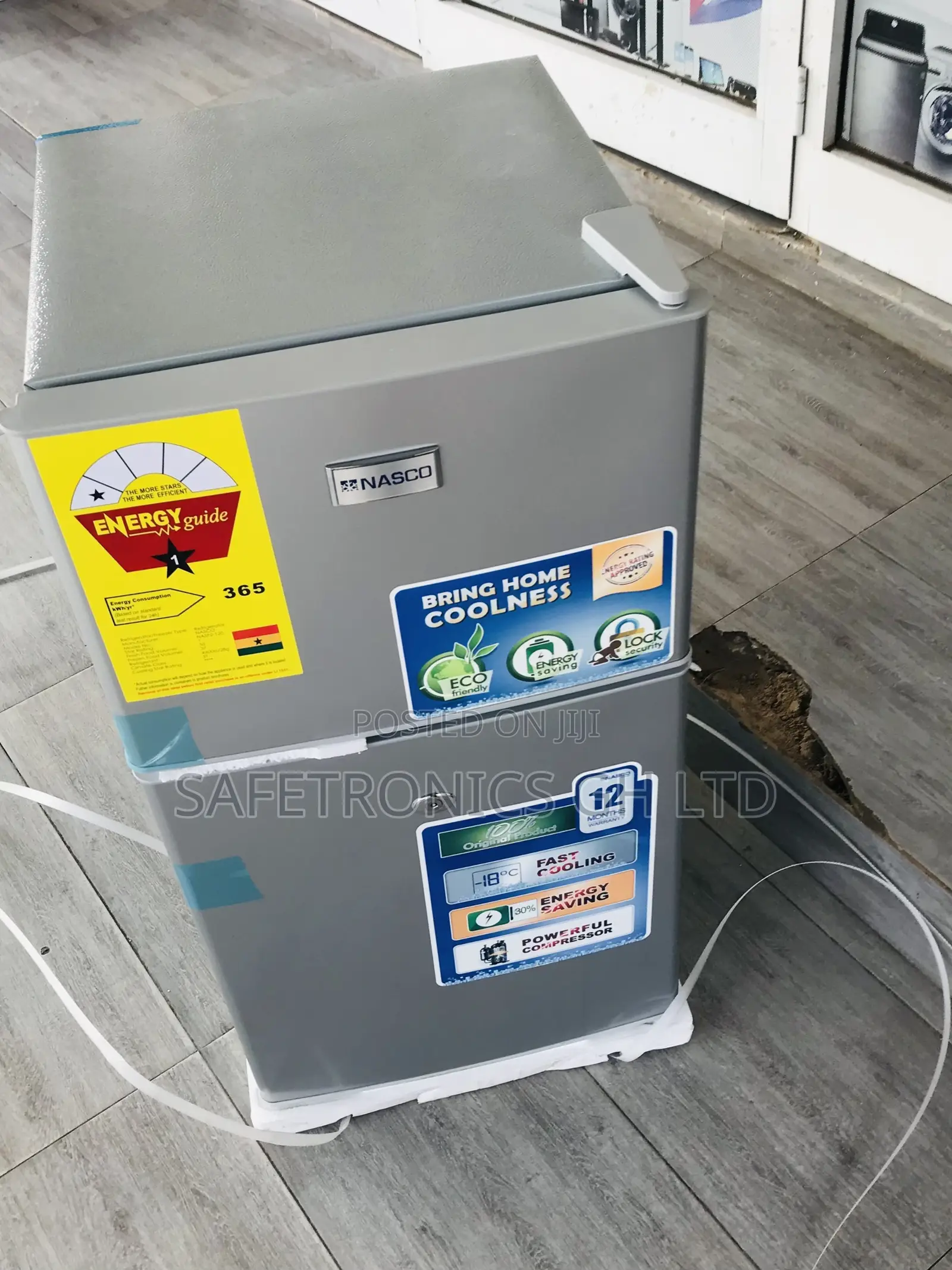 Electric Topfreezer Gray Nasf2-120 Tabletop Doubledoor