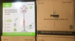 Lovely IWIN 18'' Rechargeable Solar Stand Fan