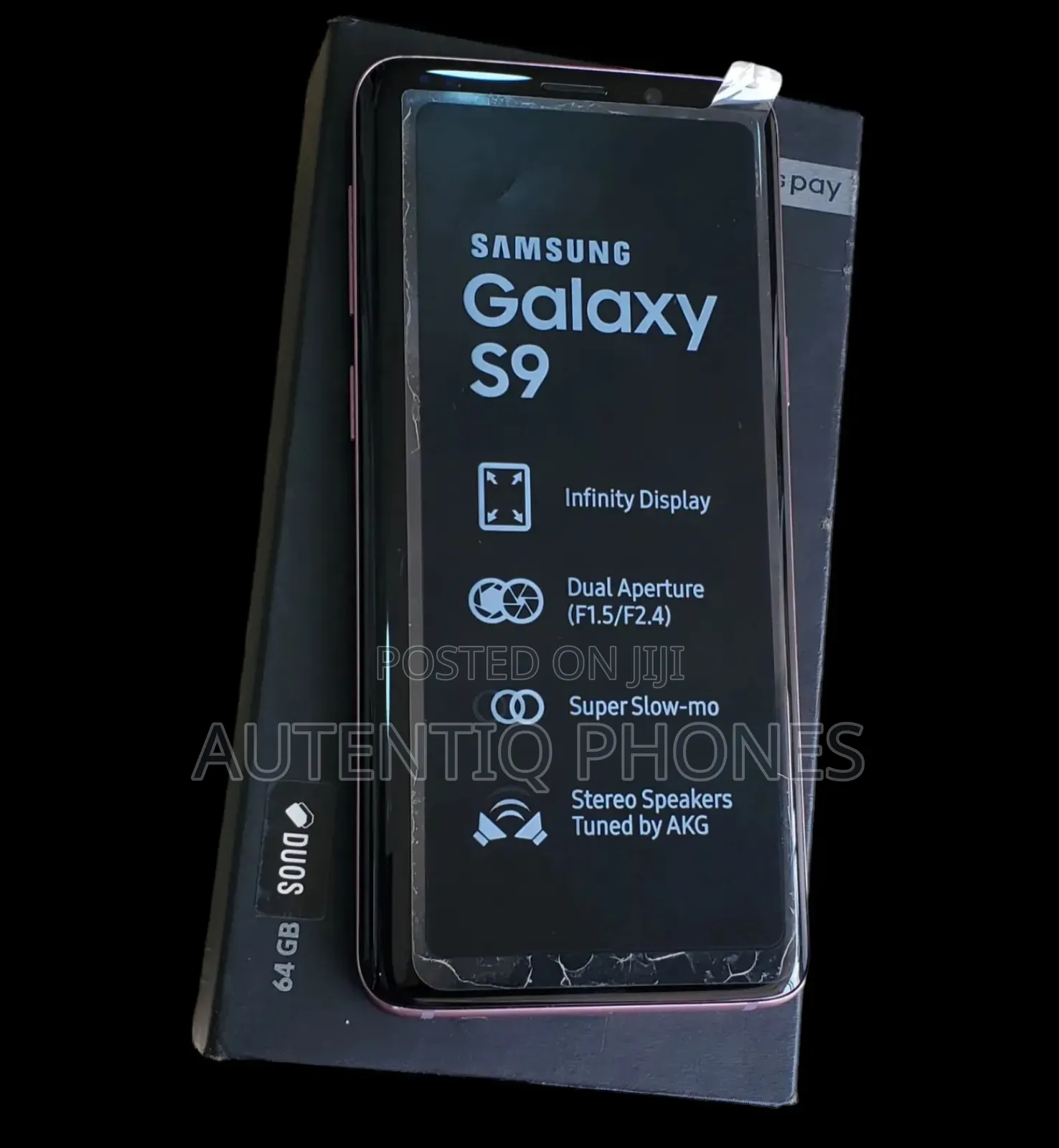 New Samsung Galaxy S9 64 GB Purple