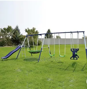 Sportspower 7 Station Swing Set With Slides