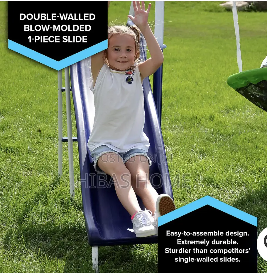 Sportspower 7 Station Swing Set With Slides