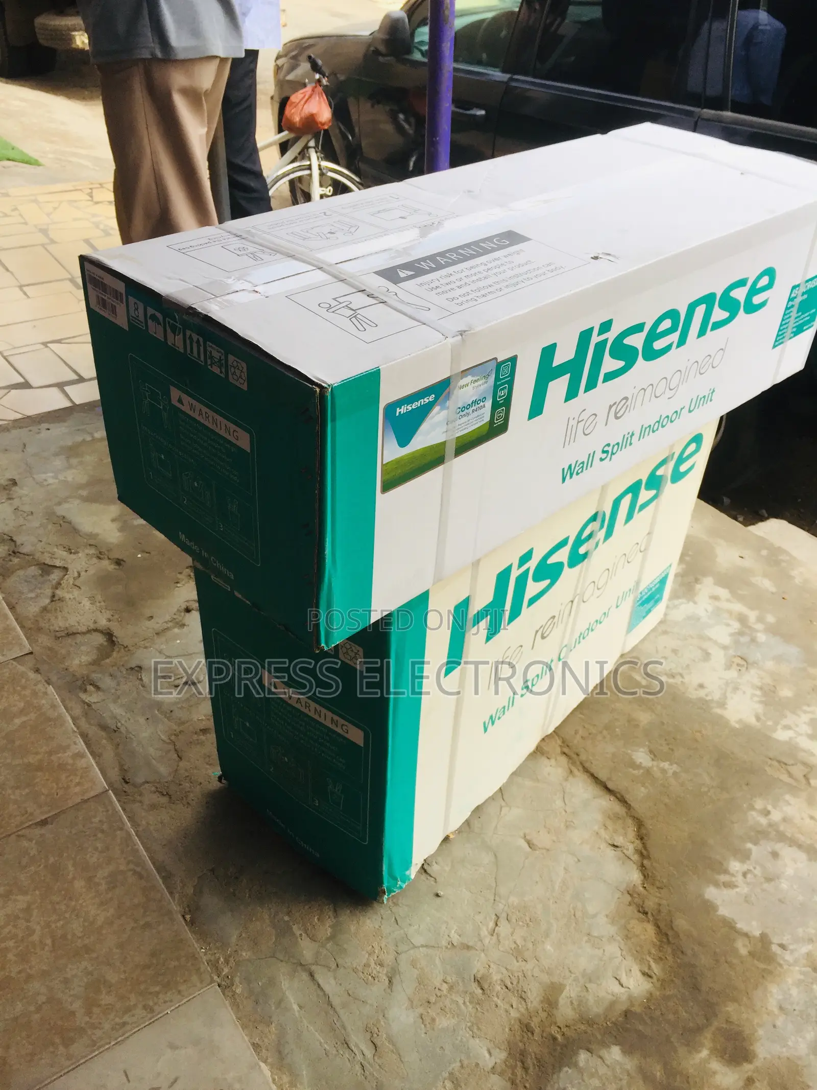 100% Pure Copper Air Conditioner Hisense Split R410 2.5hp
