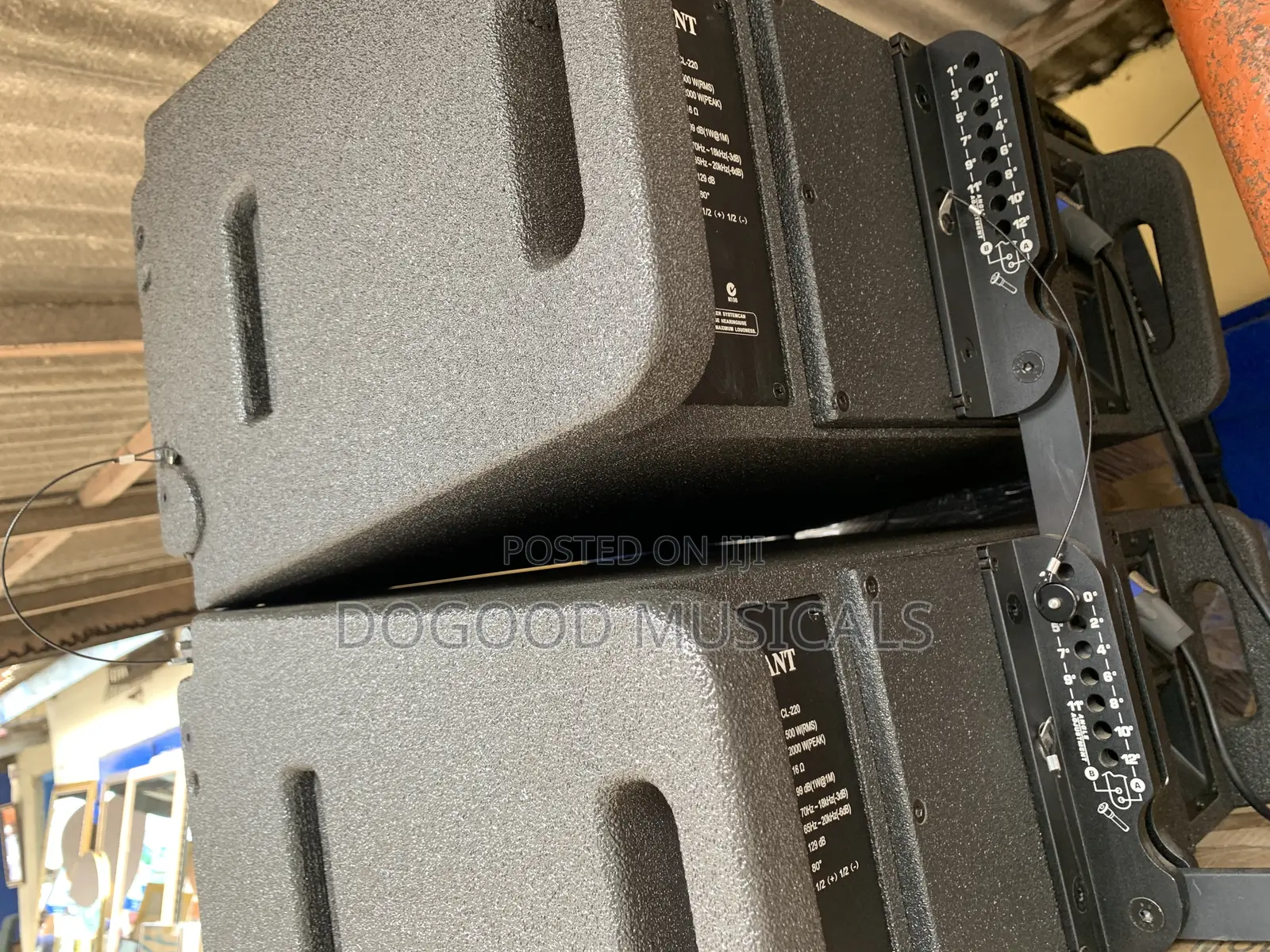 AV SOUNDS 10inch Dual Line Array Speakers(Pair)