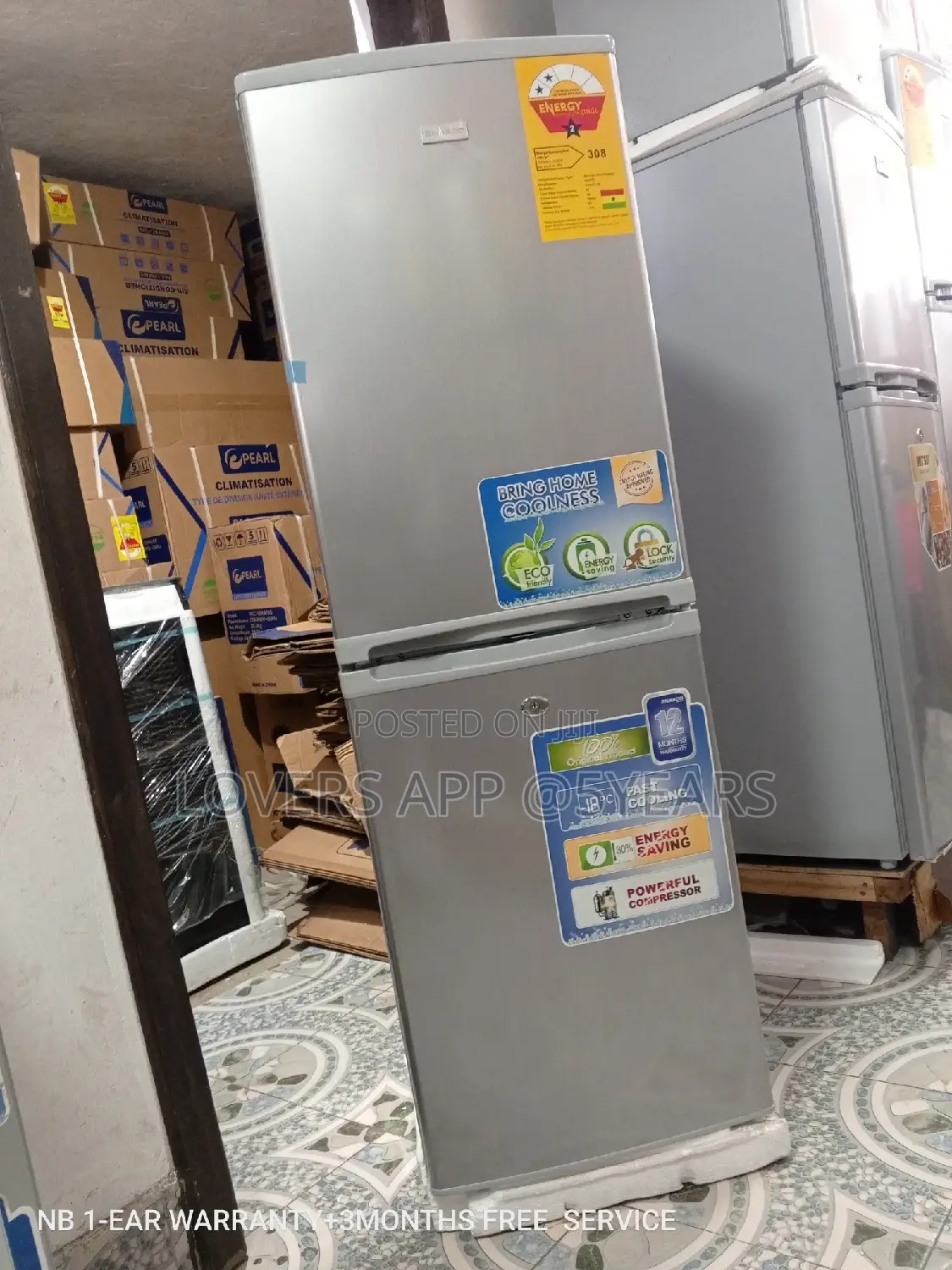Fresh in Box 143L Nasco Refrigerator Bottom Freezer