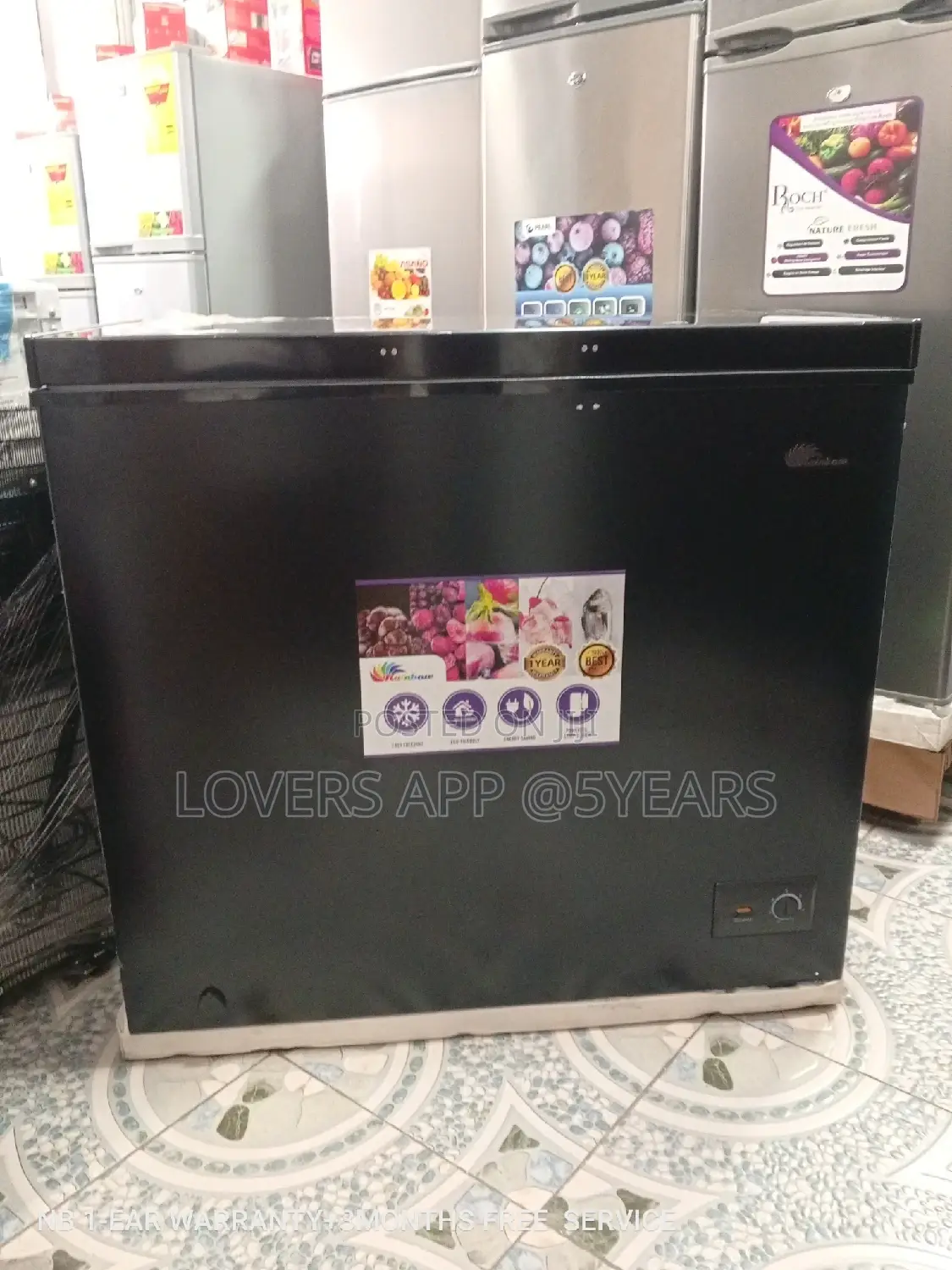 200L Rainbow Chest Freezer Chest Freezer