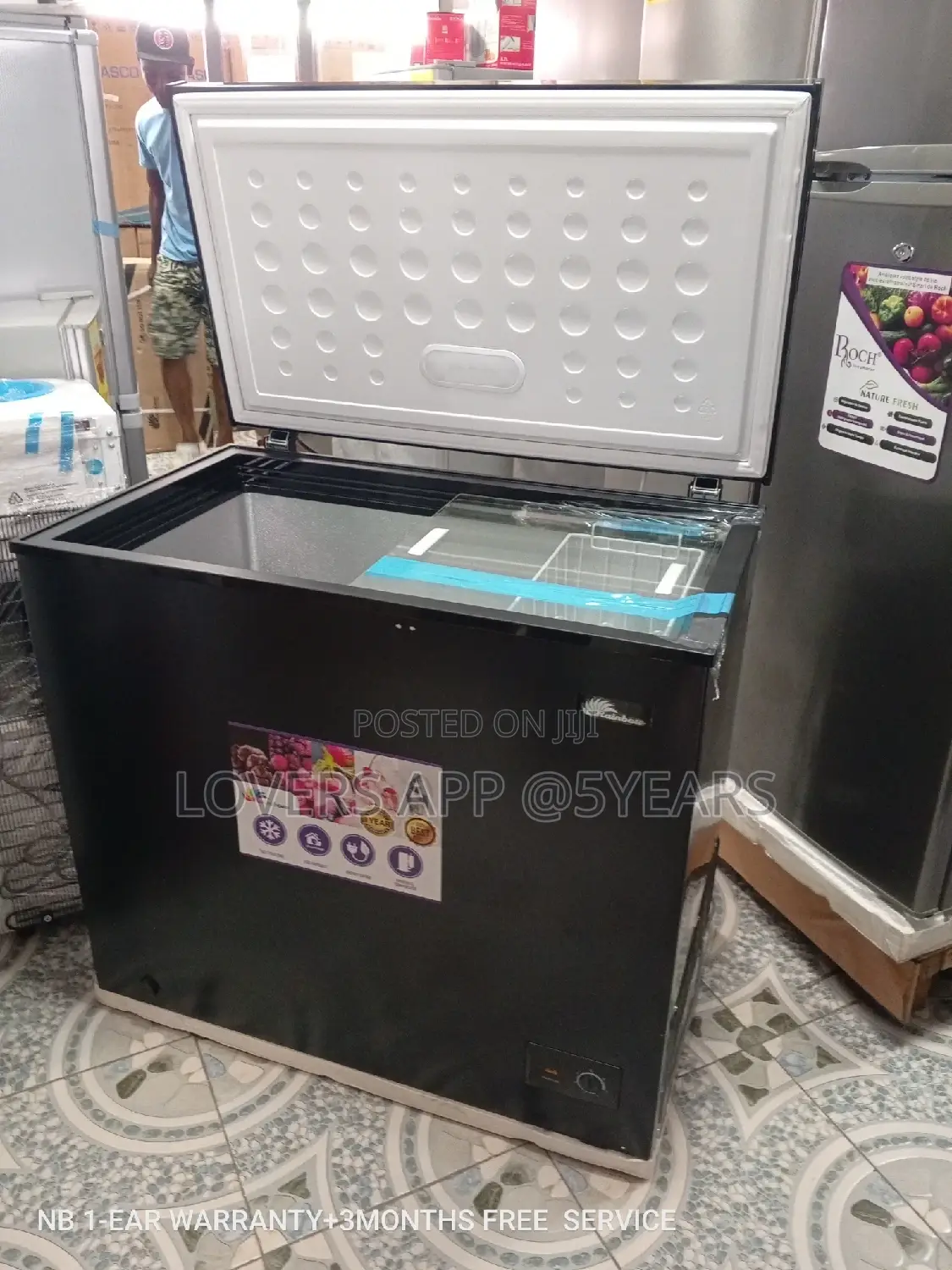 Fast Freezing 200L RCF-244 Rainbow Chest Freezer