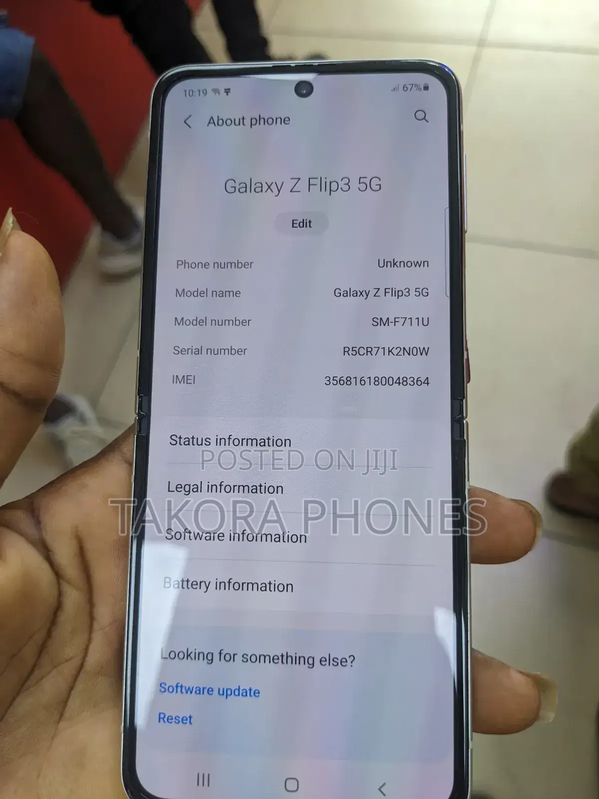 Samsung Galaxy Z Flip 3 128 GB Black