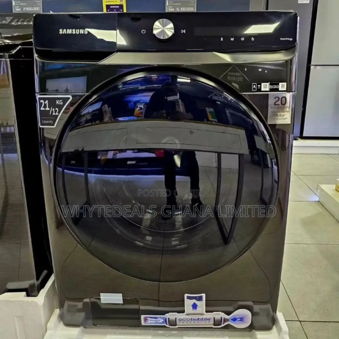 Samsung 21/12kg Front Load Wash Machine +Dryer Ai Technology