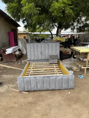 Double Bed With Side Drawer