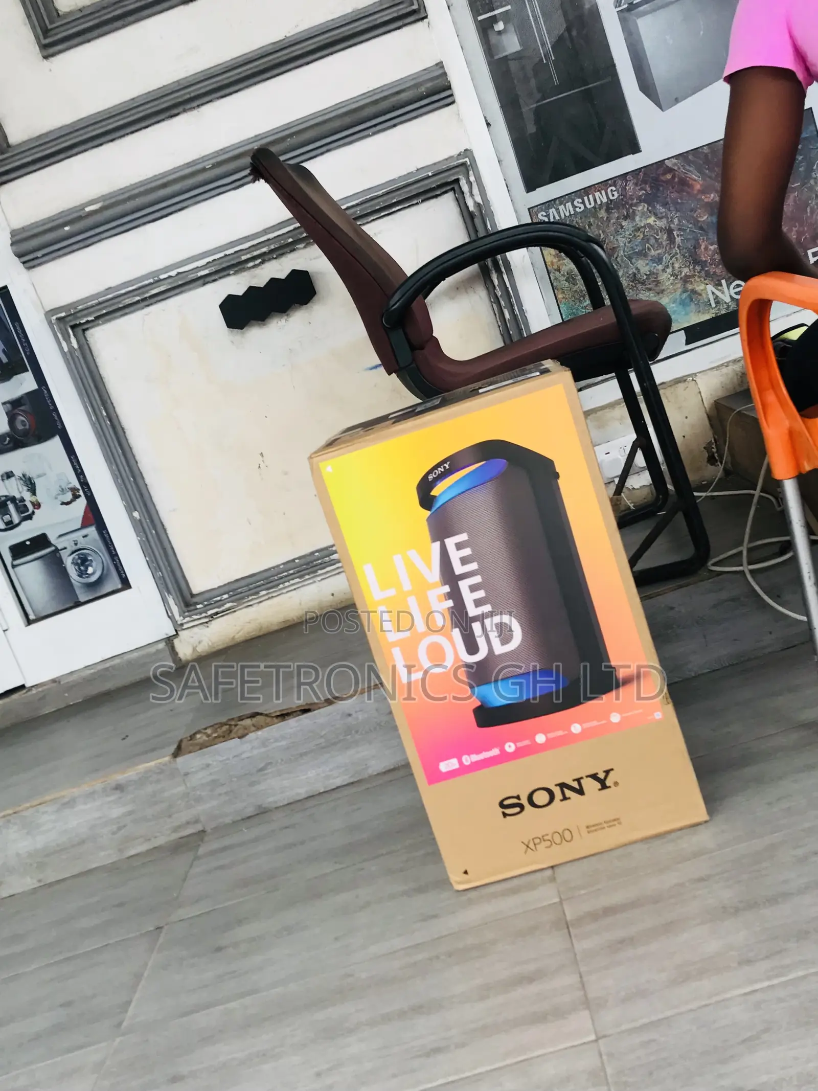 SRS-XP500  Wireless Black Sony Adjustable Bluetooth 