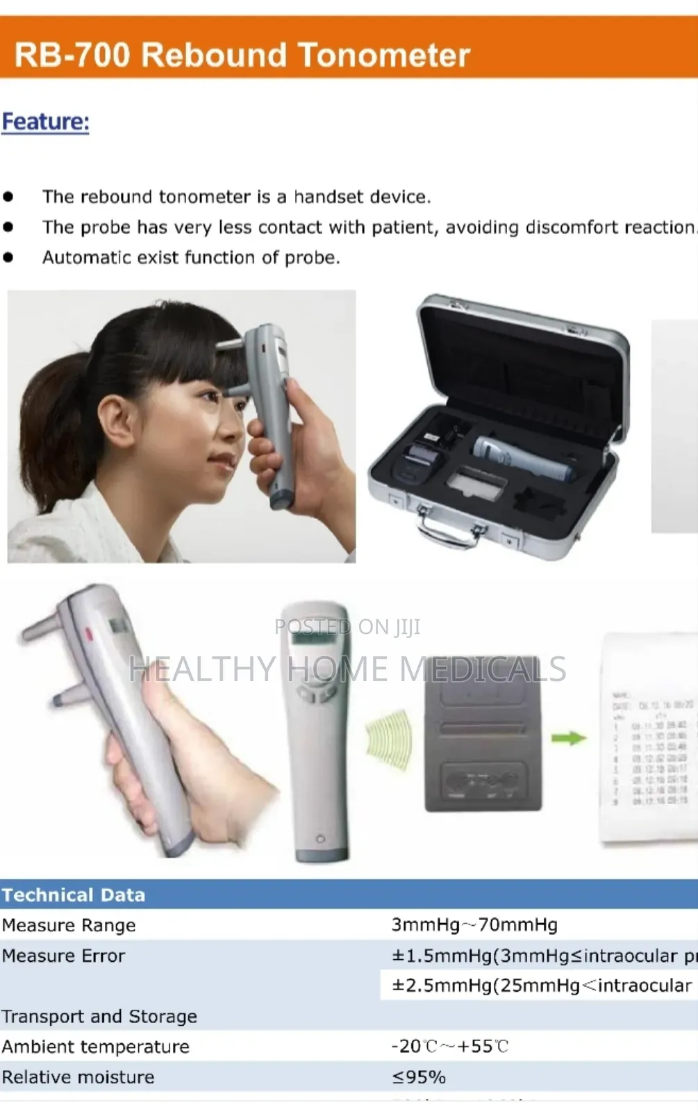 Rebond Tonometer